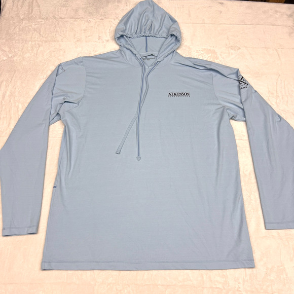 Anetik Ultralight Outdoor Hoodie Mens XL Light Blue UPF 30+ Performance Hiking - Picture 1 of 9